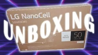 Tv LG Nano80 50'' 4k (Unboxing/Primeiras impress&otilde;es)