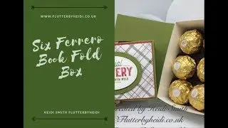 Stampin' Up! Ferrero Friday Six Ferrero book fold box by Flutterbyheidi CRAFT HOW TO Ferrero #71