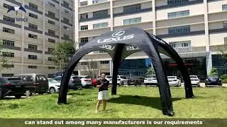 Outdoor Custom Branding Waterproof Roof Spider X  Advertising Gazebo Car Tent #cartent #branding