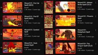 Wizard101 - Fire Spells (My Cards)