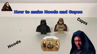 How to make capes and hoods for your Lego minifigures