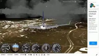 GeoFS flight: KSEA to KSFO