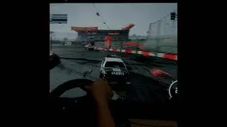 Police Derby | Wreckfest | Steering Wheel #wreckfest #shorts