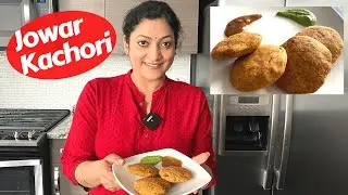 ज्वार और मूँग दाल की टेस्टी कचौड़ी, Sorghum kachori, Gluten free Poori