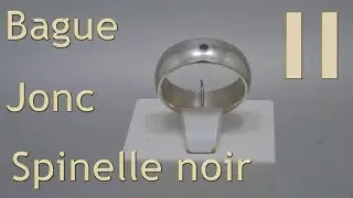 bague jonc spinelle noire 2