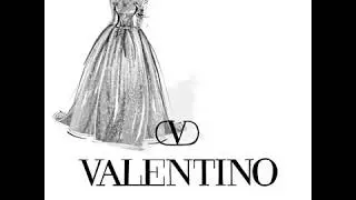 Fashion Illustration - Friyay with Valentino Couture 🖤  - Fashion Animation