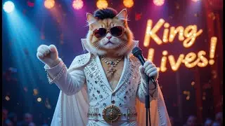 The Life and Legacy of Elvis Presley: The King Lives in Cat Form!