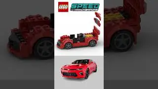 LEGO Speed Champions Chevrolet Camaro Drag Race  Satisfying Building Animation