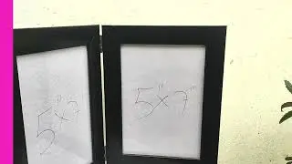 5x7 Black Folding Table Top Photo Frame - RC Arts & Frames #photoframe