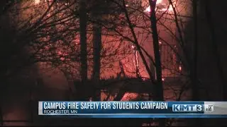 Campus fire safety for students campaign