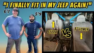 &ldquo;PRP Seat&rdquo; Lowering Brackets | Big and Tall Seat Brackets for Jeep JK