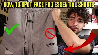 HOW TO SPOT FAKE FEAR OF GOD ESSENTIAL SHORTS | Really Simple!