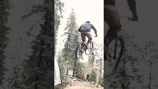 John turning off gravity at SkyPark Bike park session jump. #mountainbiking #bikelife #mtb