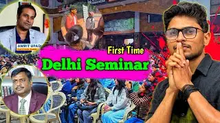 First Time in Seminar 😍 | UPSC Journey 📚 