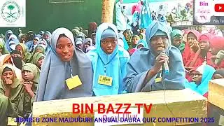 JIBWIS B ZONE MAIDUGURI ANNUAL DAURA QUIZ COMPETITION FINAL STAGE GROUP 2 2025/25