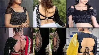 💯😍 new model black blouse design/blouse designs/blouse neck designs/blouse sleeves design