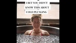I Bet You Didn't Know This About Cold Plunging #shorts #short
