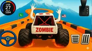 Monster Truck Mega Ramp Impossible Driver - Monster Truck Mega Ramp Racing - Android Gameplay 