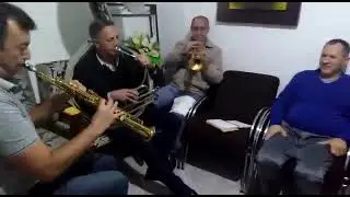 Visita ao irmão Claudinei que estava enfermo