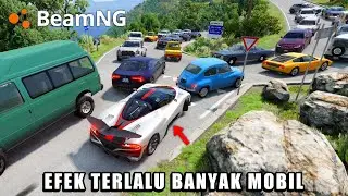 Setiap Mobilnya Nabrak Mobil NPC nya Bakal Makin Banyak - BeamNG Drive Indonesia