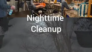 COZY QUICK NIGHT TIME CLEANUP// CLEANING MESSES 2026