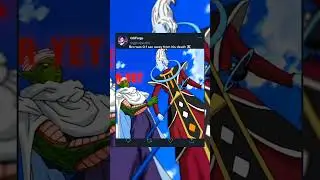 Bro changed his voice ☠️ #whis #dbs #dragonballsuper