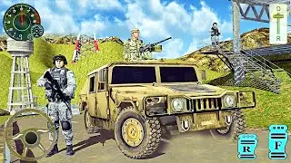 US Offroad Military Transporter Truck Driving Game - Real Army Transport Driver - Android GamePlay#2
