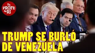 #LoMásVisto TRUMP IMPRESIONADO POR LOS MILLONES DE BARRILES QUE 