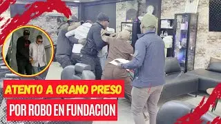 SE LLEVAN PRESO A ATENTO A GRANO POR ROBAR FUNDAS DEL GOBIERNO