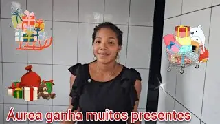 ÁUREA GANHA MUITOS PRESENTES E FALA JÁ ESTÁ TRABALHANDO @ElizeuSilvaTV