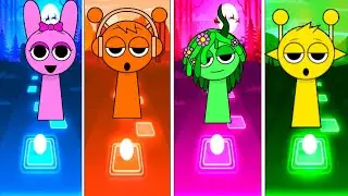 Sprunki Coffin 🆚 Sprunki Red Coffin 🆚 Sprunki Green Coffin 🎶 Tiles Hop Edm Rush