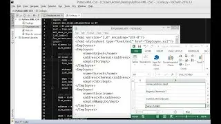 XML formatter: XML to CSV Python