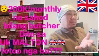 sahod reveal and deductions Ng mga butchers Dito sa UK MALTON 🇬🇧🇬🇧/ alfredosilva vlog in uk🇬🇧