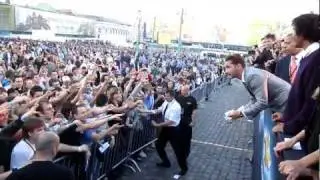 Shia LaBeouf Throws Autographs to Fans