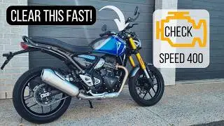 Triumph Speed 400 Check Engine Light Reset (Fast & Simple)