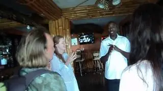 the bar at Bob Marley Mausoleum Nine Miles St Ann