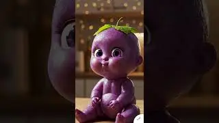 Cute Grape Baby Eating Grape 🍇 ASMR Baby Fruit