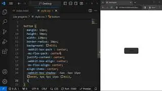 Box Shadow Button made with HTML & CSS