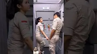 Indonesia Air hostess #onlyReaction #airlines #shorts