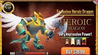 Dragon City - Heroic Dragon [Exclusive VIP Dragon | Only 20$]