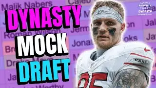 Superflex Tight End Premium Start Up Mock Draft with Jacob Gibbs and Alfredo Brown! (FFT Dynasty)