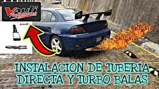 💥💯INSTALACION DE TUBERIA DIRECTA Y TURBO BALAS DEPORTIVAS MARCA VAULI 💥💯 #pontiac  #tuning  #vauli
