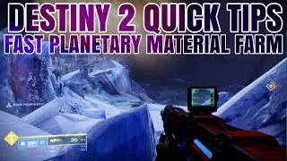 #destiny2 #beyondlight #fastmaterialfarm (Destiny 2) Quick Tips Fast Planetary Material Farm