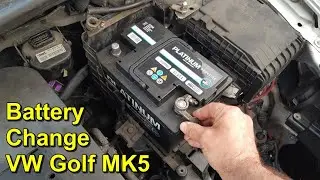 Car Battery Change - Volkswagen Golf Mark 5