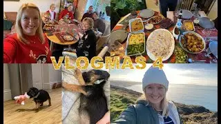 VLOGMAS 2025, эпизод 4: Большое семейное Рождество, Новый год и появление щенка дома! (Переизбыто...