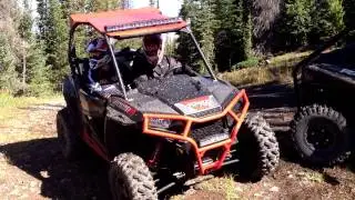 Riding with Polaris RMK Snowmobile engineers near Kremmling CO