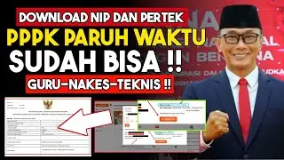 UNDUH NIP MU‼️ RESMI RILIS DOWNLOAD PERTEK DAN NIP PPPK PARUH WAKTU,,NI SYARATNYA....