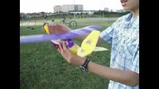 Air Hogs Phazor R.A.I.D. Engine Plane Flight part 2/3