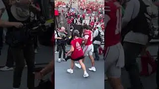 Julian Sayin walks off the field after Ohio State&rsquo;s big win vs. Grambling State