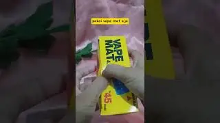 nyamuk tewas seketika setelah pakai vape mat elektrik #obatnyamuk #nyamuk